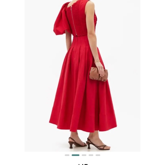 NWOT Aje Red Puff One Sleeve Top - Picture 11 of 13